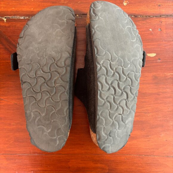 Birkenstock Arizona Sandals Suede Black Size 39 EUC 8.5 - Picture 3 of 6